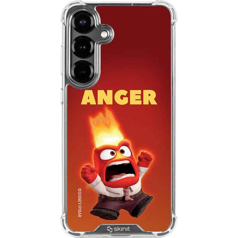 Disney Inside Out Anger Portrait Galaxy S26 Clear Case