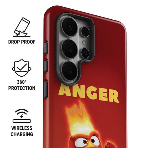 Disney Inside Out Anger Portrait Galaxy S26 Ultra Impact Case