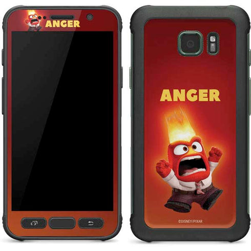 Disney Inside Out Anger Portrait Galaxy S7 Active Skin