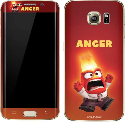 Disney Inside Out Anger Portrait Galaxy S7 Edge Skin
