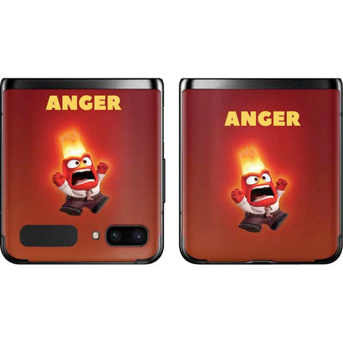 Disney Inside Out Anger Portrait Galaxy Z Flip Skin