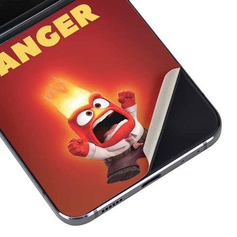 Disney Inside Out Anger Portrait Galaxy Z Flip5 5G Skin