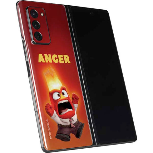 Disney Inside Out Anger Portrait Galaxy Z Fold2 5G Skin