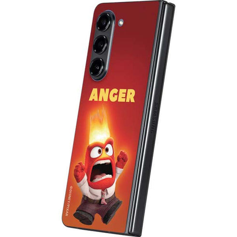 Disney Inside Out Anger Portrait Galaxy Z Fold5 5G Skin