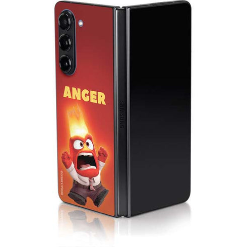 Disney Inside Out Anger Portrait Galaxy Z Fold5 5G Skin