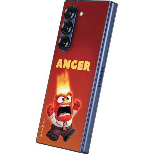 Disney Inside Out Anger Portrait Galaxy Z Fold6 Skin