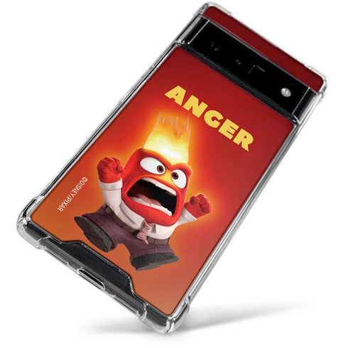 Disney Inside Out Anger Portrait Google Pixel 6 Clear Case