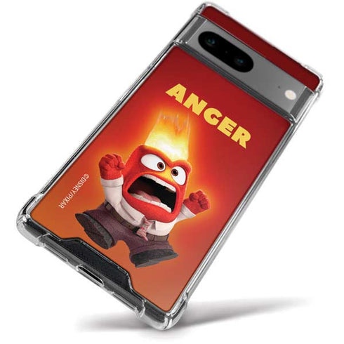 Disney Inside Out Anger Portrait Google Pixel 8 Clear Case
