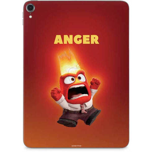 Disney Inside Out Anger Portrait Apple iPad Pro Skin