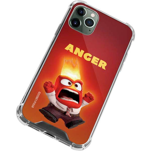Disney Inside Out Anger Portrait iPhone 11 Pro Max Clear Case