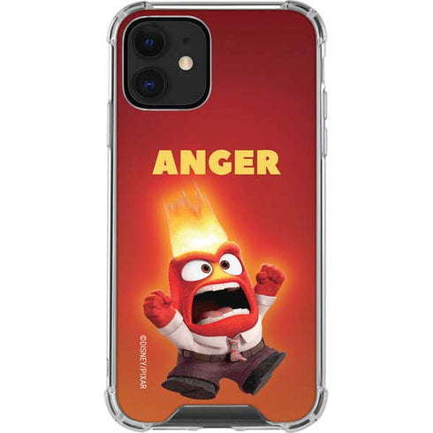 Disney Inside Out Anger Portrait iPhone 12 Clear Case