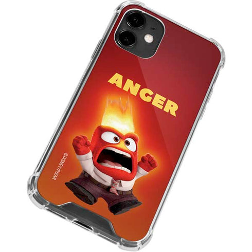 Disney Inside Out Anger Portrait iPhone 12 Clear Case
