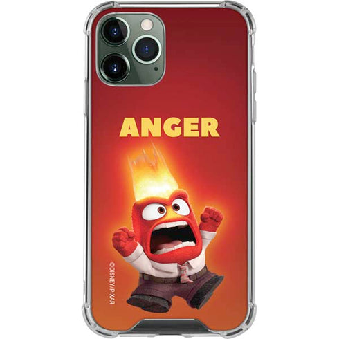 Disney Inside Out Anger Portrait iPhone 12 Pro Max Clear Case