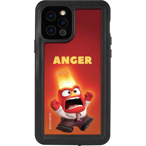 Disney Inside Out Anger Portrait iPhone 12 Pro Waterproof Case
