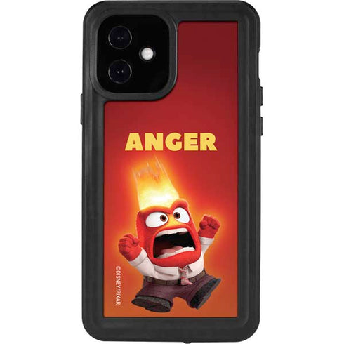 Disney Inside Out Anger Portrait iPhone 12 Waterproof Case