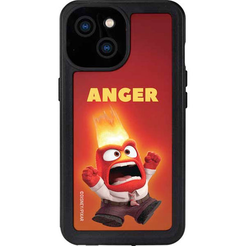 Disney Inside Out Anger Portrait iPhone 13 Mini Waterproof Case