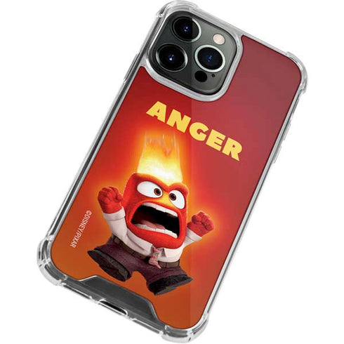 Disney Inside Out Anger Portrait iPhone 13 Pro Clear Case