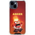 Disney Inside Out Anger Portrait iPhone 14 Plus Clear Case