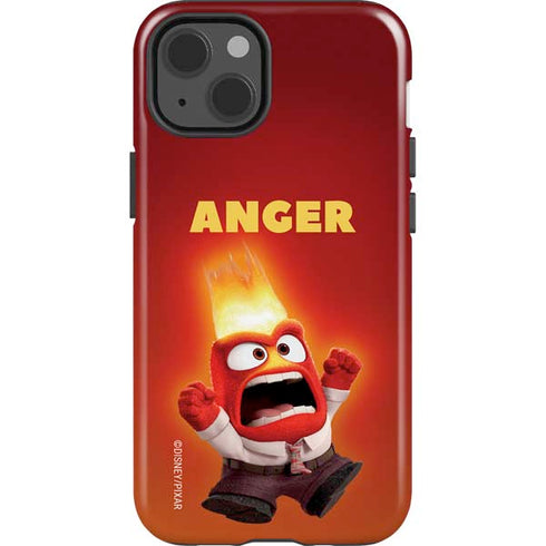Disney Inside Out Anger Portrait iPhone 15 Plus Impact Case