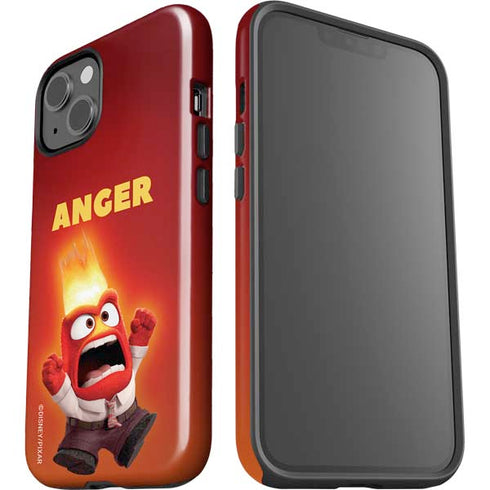 Disney Inside Out Anger Portrait iPhone 15 Plus Impact Case