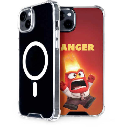 Disney Inside Out Anger Portrait iPhone 15 Plus MagSafe Case