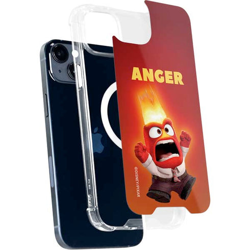 Disney Inside Out Anger Portrait iPhone 15 Plus MagSafe Case