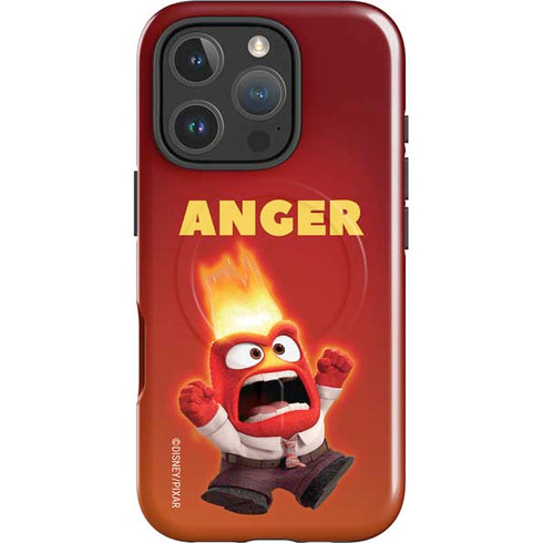 Disney Inside Out Anger Portrait iPhone 16 Pro Magsafe Impact Case