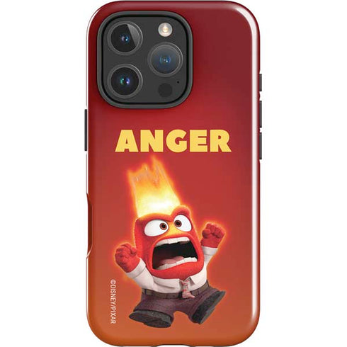 Disney Inside Out Anger Portrait iPhone 16 Pro Max Impact Case