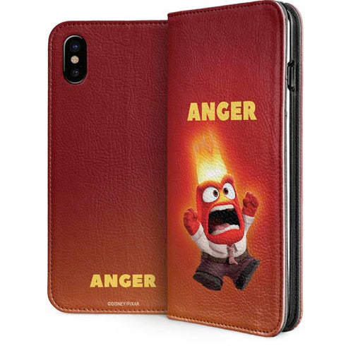 Disney Inside Out Anger Portrait iPhone 8 Folio Case