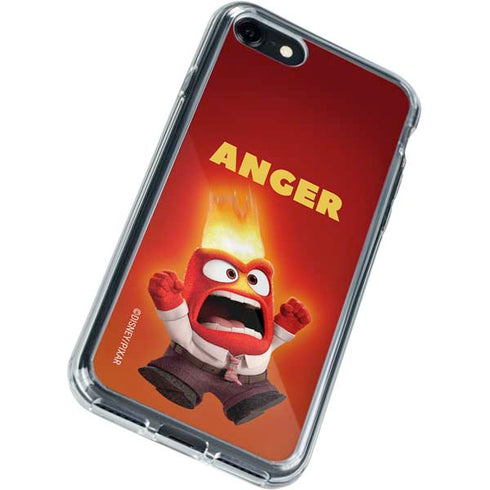 Disney Inside Out Anger Portrait iPhone SE (2nd & 3rd Gen) Clear Case