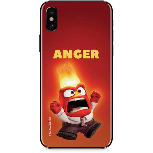 Disney Inside Out Anger Portrait iPhone X Skin