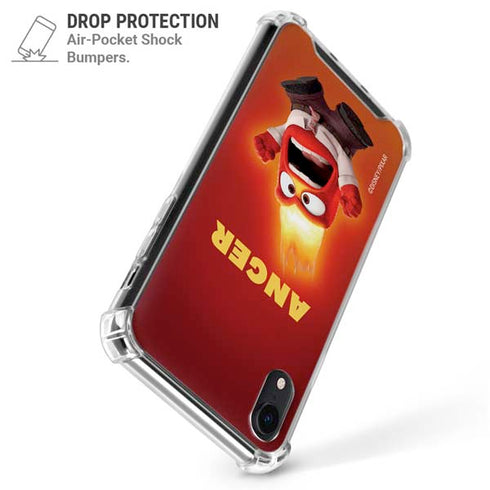 Disney Inside Out Anger Portrait iPhone XR Clear Case