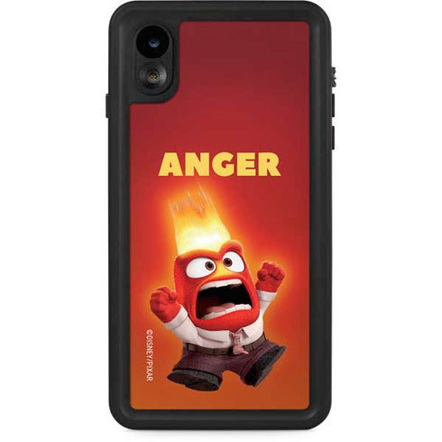 Disney Inside Out Anger Portrait iPhone XR Waterproof Case