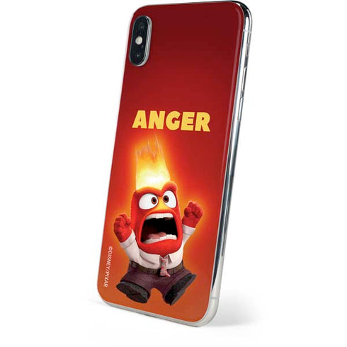 Disney Inside Out Anger Portrait iPhone XS Skin