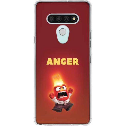 Disney Inside Out Anger Portrait LG Stylo 6 Clear Case