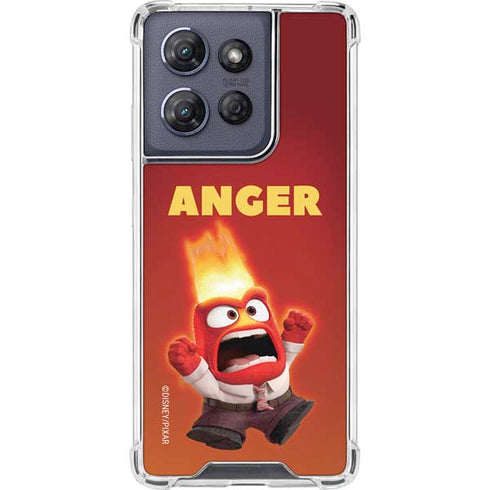 Disney Inside Out Anger Portrait Moto G Stylus 5G (2025) Clear Case