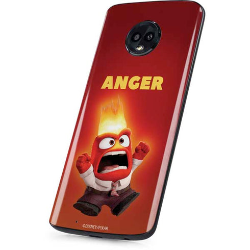 Disney Inside Out Anger Portrait Moto G6 Skin