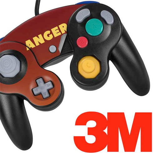 Disney Inside Out Anger Portrait Nintendo GameCube Controller Skin