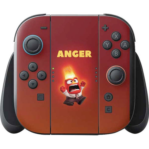 Disney Inside Out Anger Portrait Nintendo Switch 2 (2025) with Joy-Con Skin