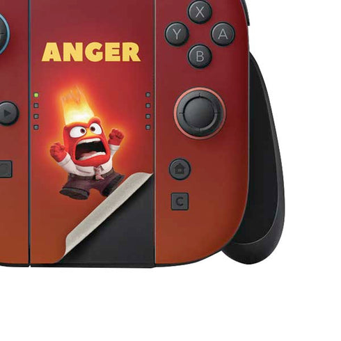 Disney Inside Out Anger Portrait Nintendo Switch 2 (2025) Joy-Con Controller Skin