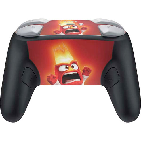 Disney Inside Out Anger Portrait Nintendo Switch 2 (2025) Pro Controller Skin
