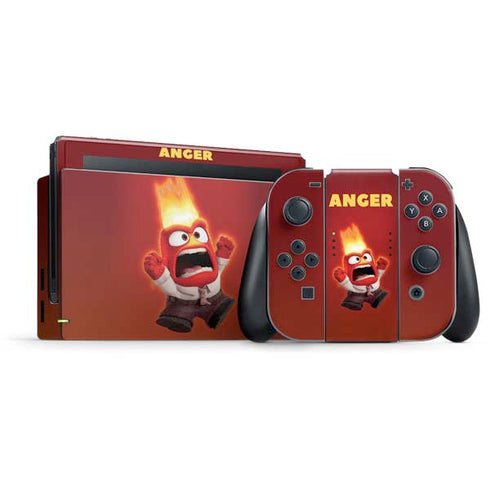 Disney Inside Out Anger Portrait Nintendo Skins