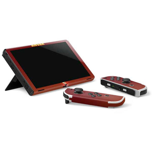 Disney Inside Out Anger Portrait Nintendo Switch OLED (2021) Skin