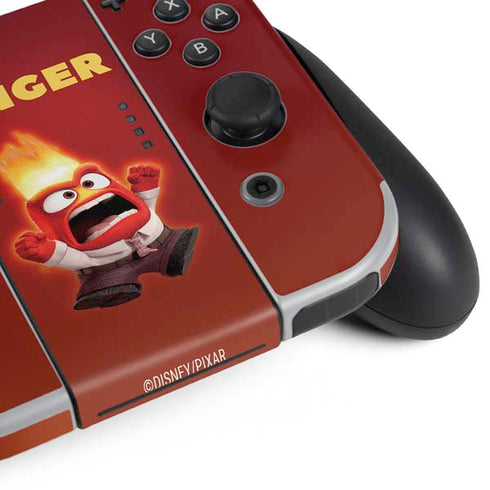 Disney Inside Out Anger Portrait Nintendo Switch OLED (2021) Skin