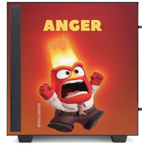 Disney Inside Out Anger Portrait NZXT H510 Compact ATX Mid-Tower Case Skin