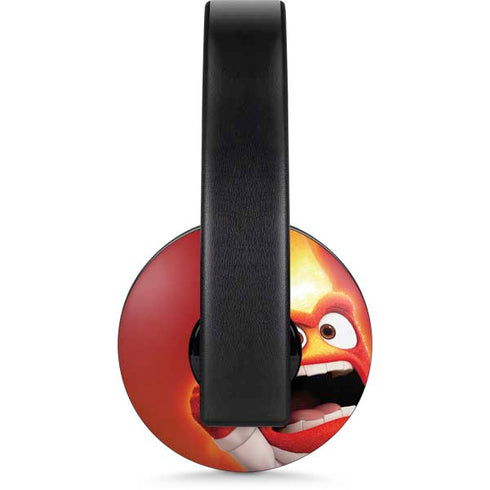 Disney Inside Out Anger Portrait PlayStation 4 Gold Wireless Headset Skin