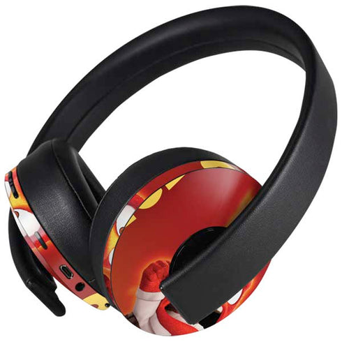 Disney Inside Out Anger Portrait PlayStation 4 Gold Wireless Headset Skin