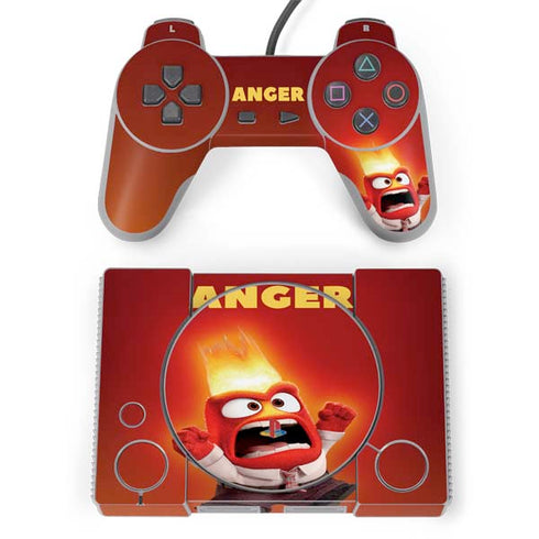 Disney Inside Out Anger Portrait PlayStation Classic Bundle Skin