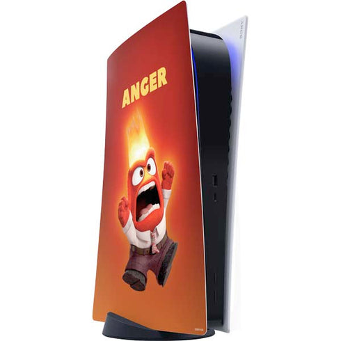 Disney Inside Out Anger Portrait PS5 Digital Edition Console Skin