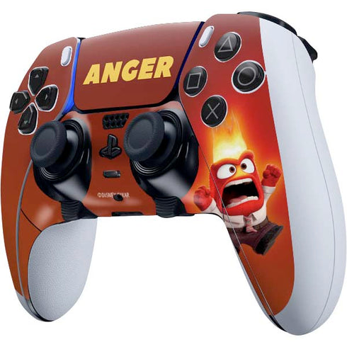Disney Inside Out Anger Portrait PS5 DualSense Edge Pro Controller Skin